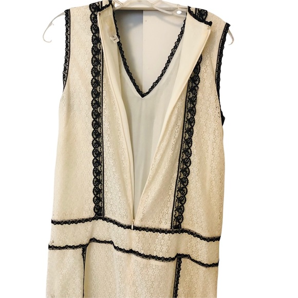 Anna Sui Embroidered Lace Eyelash Embellished Dress Size  8 - Picture 7 of 15